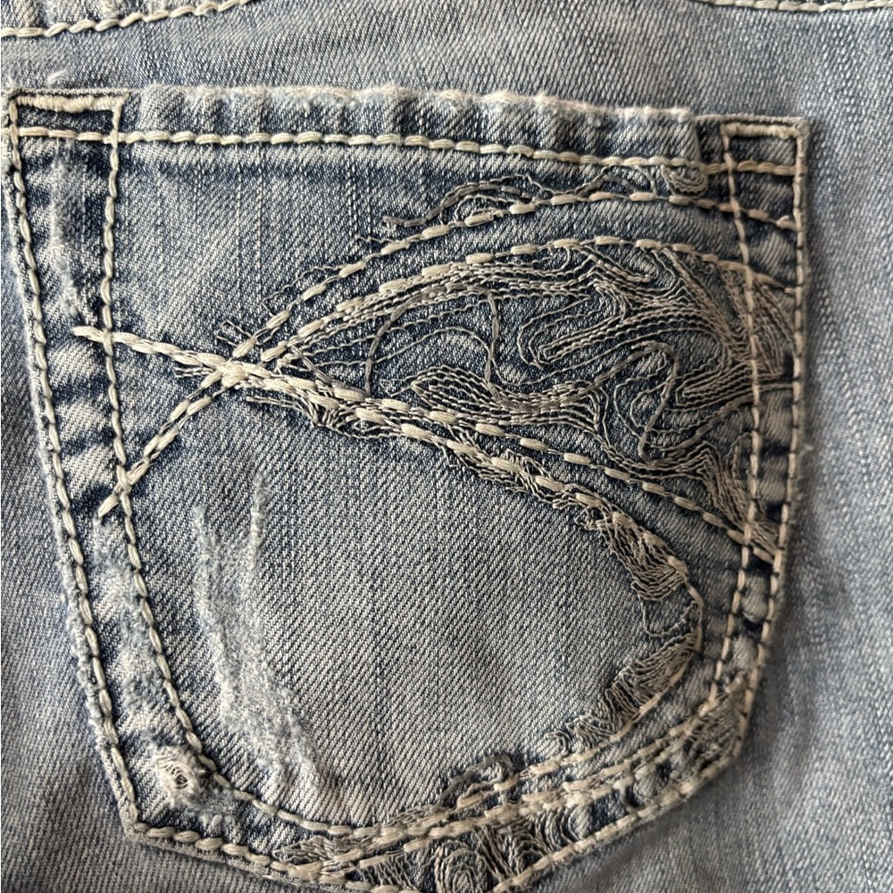 Silver Jeans Eden Bootcut Faded‎ Distressed Y2K size 31 - Picture 3 of 8